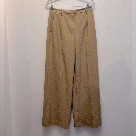 Nwot Zara Wide Leg high waisted trousers with darts. - Picture 1 of 5
